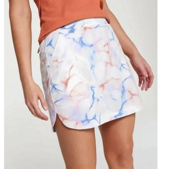 CALIA by Carrie Underwood Pants - CALIA Birdie Golf Skort skirt built in shorts tennis size medium white floral